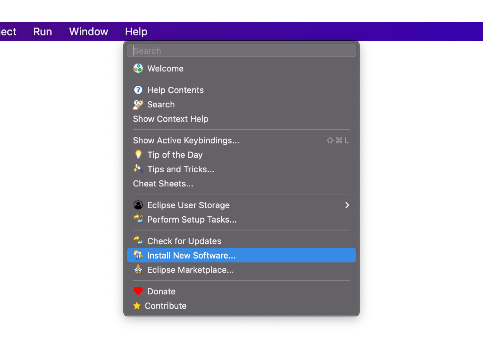 Install New Software